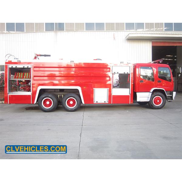 ISUZU FVZ 6X4 Firefighter Fire Truck With 15000L Water Tank Capacity