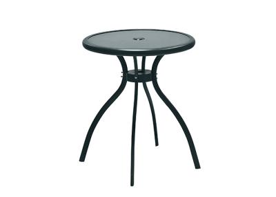 BSCI all Weather Outdoor Garden Table Folding Tempered Glass Metal Table