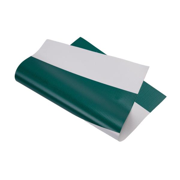 500DX500D 18X12 Polyester PVC Striped Tarpaulin 500G Abrasion Resistance
