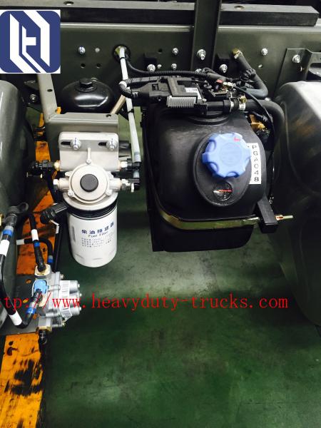 25T 336hp 371hp HOWO Dump Truck 6 X 4 10 Wheel Red Color Steering ZF8118