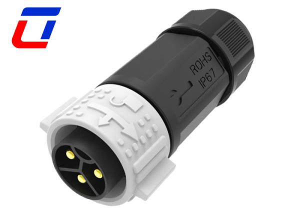 30A 3 broches 600V connecteur de fil à décharge rapide circulaire
