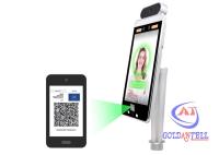 Scanner de la température de reconnaissance des visages de machine d'assistance d'empreinte digitale de WIFI Code QR
