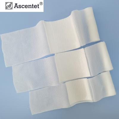 Fabricação profissional das ataduras estéreis descartáveis da gaze dos primeiros socorros para o cuidado sem fôlego