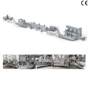 1000kg/h-2000kg/h Sesame and Peanut Coating Frying Machine Fried Corn Nuts Production Line Suitable for Food Processing Plants