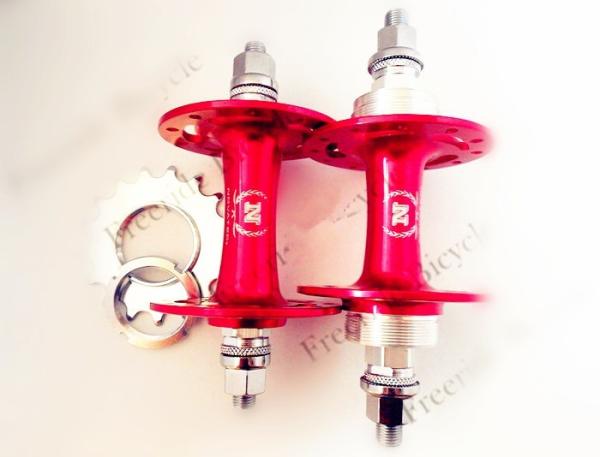 Novatec A165SBT/F166SBT Fixed Gear Hubs O.L.D 100/120mm for Track bike Wheel Filp Flop 20/24 32h Freewheel in Black Red