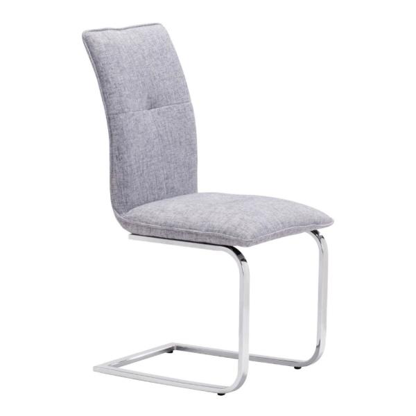 Sturdy Brushed 43cm 94cm 10KGS Stainless Steel Frame Chairs