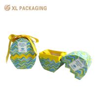 Egg Shape Easter Candy Gift Box Corrugated Kraft Paper Chocolate Gift Packing Box