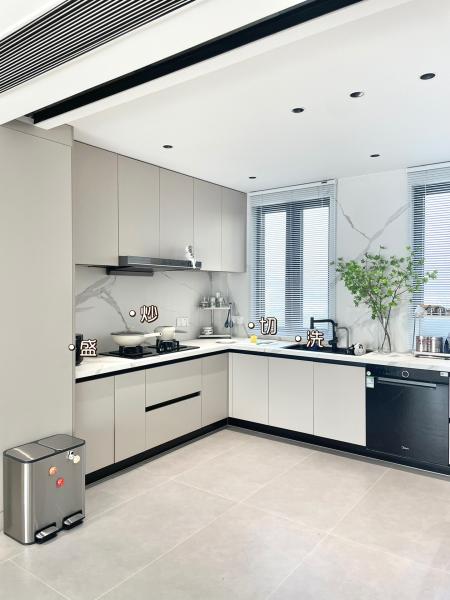 Modular Storage Minimalist Modern Complete Set China Kitchen Cabinets