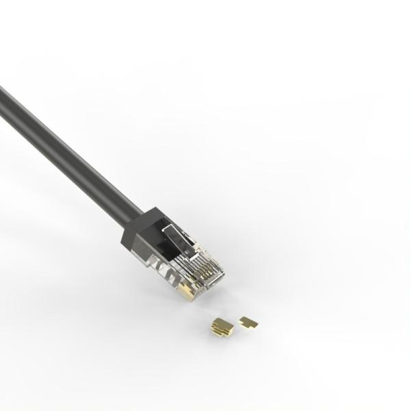 LED信号保護 IP67 防水 RJ45 コンネクタソケット ネットワーク・クリスタル機器