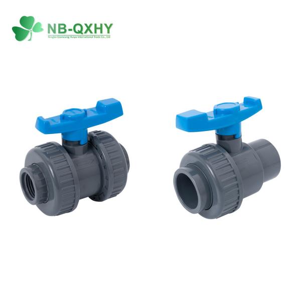 PVC Ball Valve ASTM Plastic 2 Inch for Pn10 Pn16 DIN Standard and Other Applications