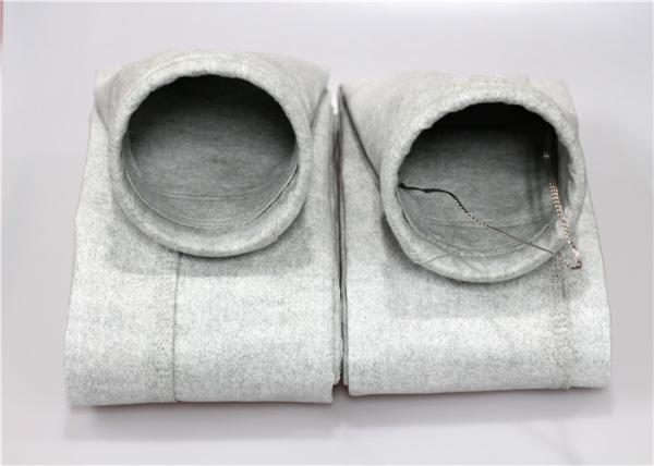 400GSM Polyester Felt Filter Bag Ring Top 2mm Thick Fine Woven Fabric