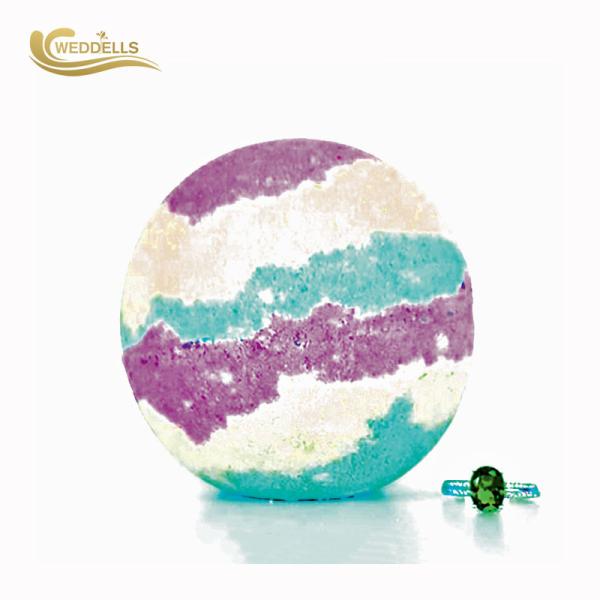 Sandalwood Scented Jewelry Bath Bombs ,160g Surprise Private Label Bath Bombs