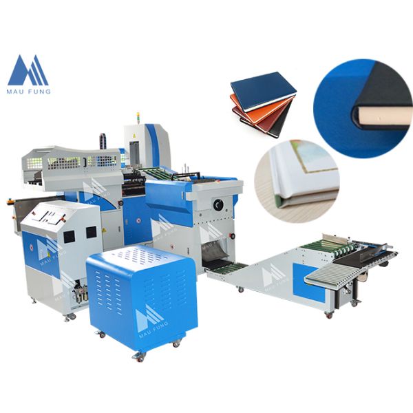 Automatic Notebook Binding Machine with 600pcs/hour Speed 380V 9KW Auto Hard Cover Book Casing Machine