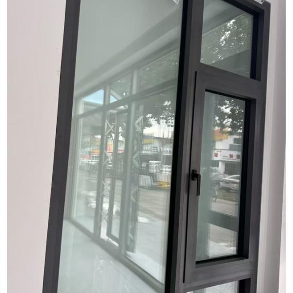 Ventana de aluminio con ventana de oscilación Fluorocarbono pulverizado con vidrio laminado