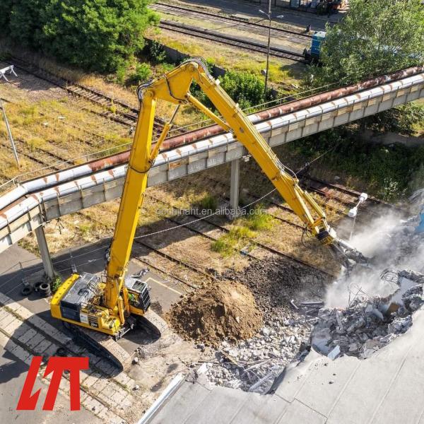 OEM Long Reach Excavator Booms Demolition Excavator High Reach Arm