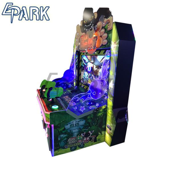 Game Center Redemption Game Equipment / Lovely Hit Monster Laser Shooting Gun Game Machine