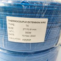 28AWG Cast Iron Thermocouple Protection Tube Grade Extension Grade TPX / TNX For Long-term Reliability