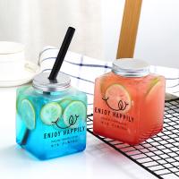 Las botellas plásticas de la bebida del cuadrado de ISO14001 500ml burbujean té y soda