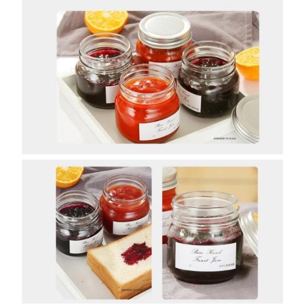 Jam Sealed Storage 250ml Honey Food Glass Packaging Bottle 8.5oz