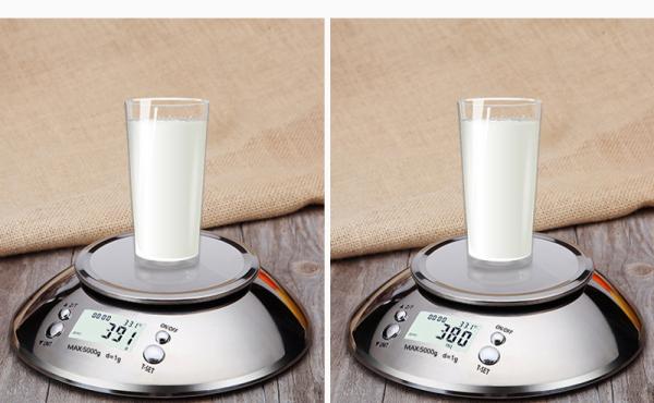 Mesure du corps 0,5 kg Poids unitaire Balance de cuisine en acier inoxydable avec bol 5 kg / 1g Capacité