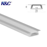 T8 gâchent le PC en aluminium PMMA 6063 T5 de profil de bande de LED enfoncé