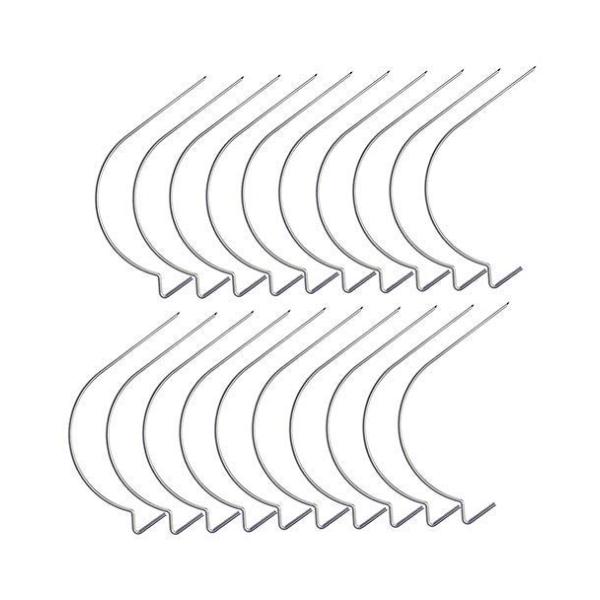 Максимизируйте пространство с помощью SUREALONG Кухонная кладовая Стенная установка аксессуаров Металлическая сталь Плоская двойная S крюки