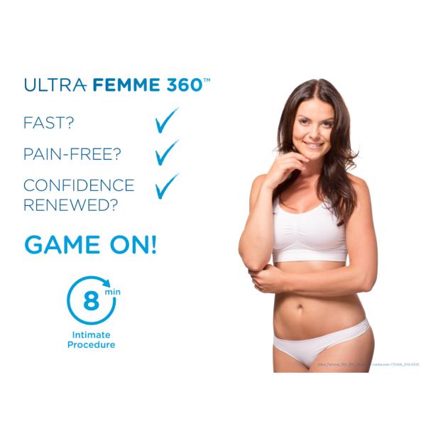 Ultra Femme 360°  female intimate areal Rejuvenation, Virgin-Tightening and Improvement of Sex ual Function