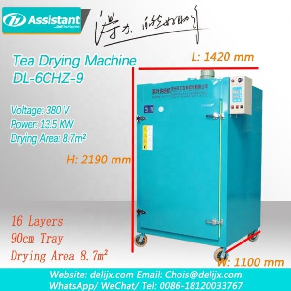 DL-6CHZ-9 Electric Heating Tea Leaves Drying Cabinet Machine for Round Rotary Tea Baking