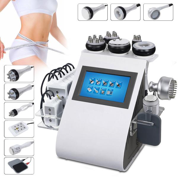 Perda gorda 6 em 1 máquina do laser Lipo, máquina do emagrecimento da cavitação do vácuo do RF