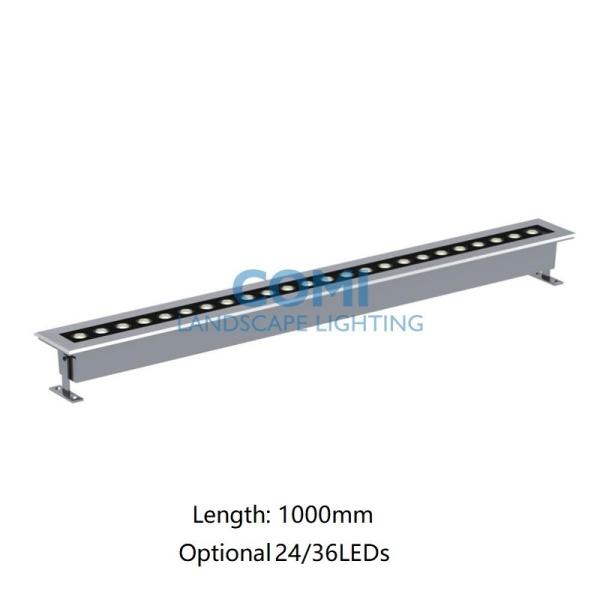 600mm 1000mm IP68 24VDC LED Linear Underwater Lights Stainless Steel