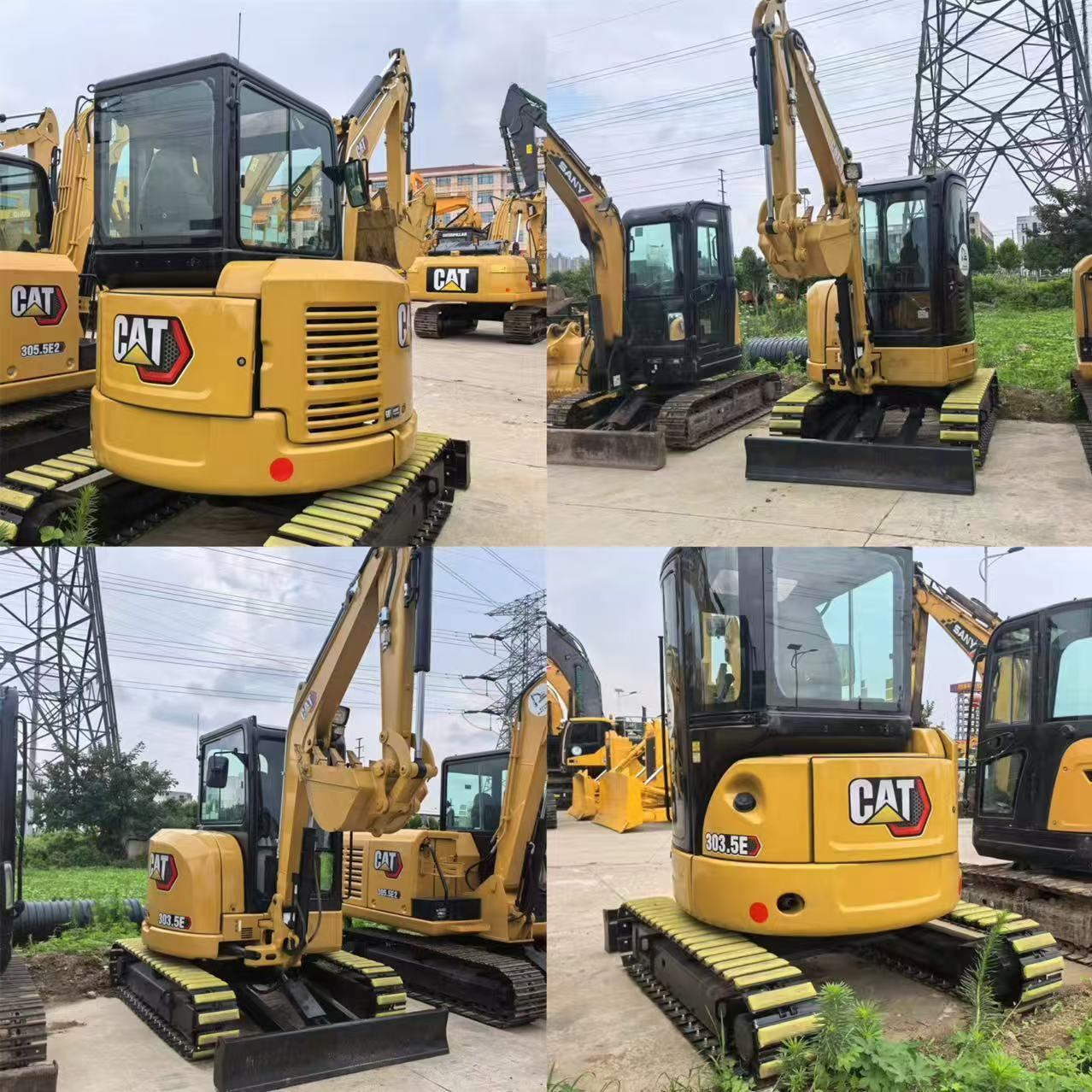 Reliable Secondhand CAT306E2 6 Ton Excavator 2024 Model Good Condition Fast Delivery Mini Excavator for Sale