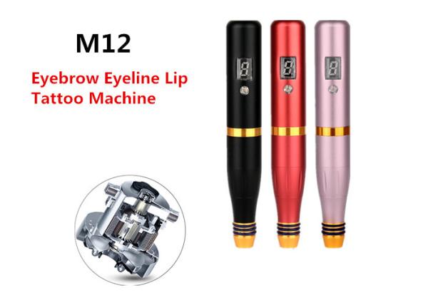 Spiral Lip Eyelines Permanent Makeup Tattoo Machine With Built In Battery