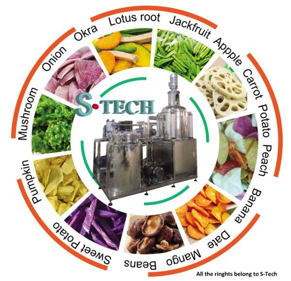 10Kg Stainessteel   Cheapest Auto Fruit Vegetable Chips  Vacuum Fry Food Processing  Machinery