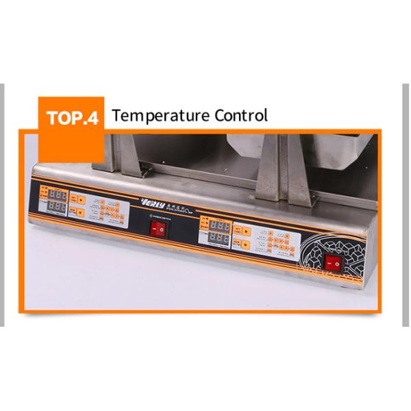 Double Head 220V Auxiliary Kitchen Equipment For Waffle