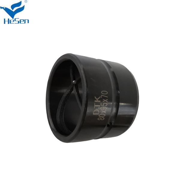 80x95x70 Mm Bucket Bushing Excavator 40cr Steel Black Bushes For Excavator Bucket