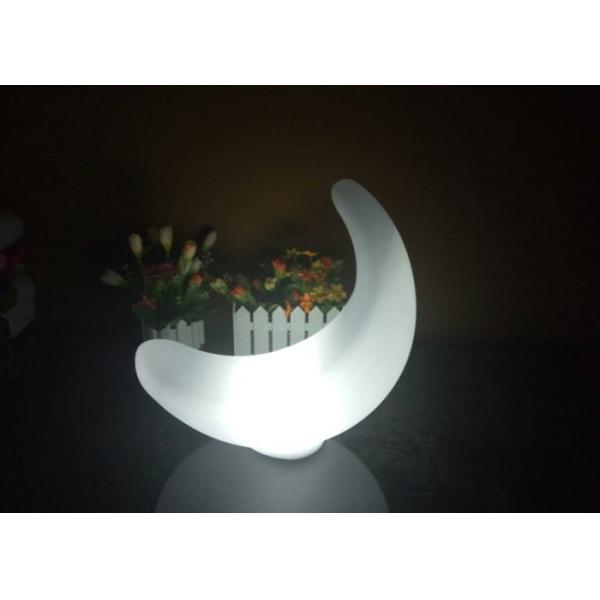 Mini Yellow Lovey Smile Moon LED Night Light  Plastic Material For Kids Gift