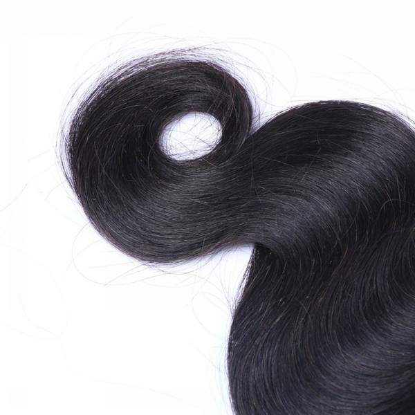 Unprocessed Peruvian Virgin Human Hair Bundles Body Wave Silk Soft Thick Bottom