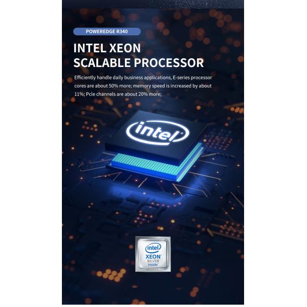 Совершенно новый Dell 1U Сервер R340 Xeon E-2224G 8GB 1TB