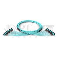 288 tronc optique à plusieurs modes de fonctionnement de fibre de PC du câble OFNR OFNP MPO de la sous unité OM3-300 Mpo des noyaux 12