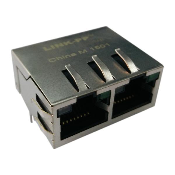 Étiquette de l'IMMERSION 1X2 de la PRISE DE TÉLÉPHONE RJ45 28P de RTB-19GB9J1A vers le haut de 10/100/1000 Base-T