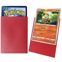 MTG Manche de carte de trading 66x91mm Taille standard Manches de protection de carte de jeu rouge mat