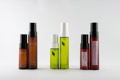 UV Printing Amber Bottles With Pump / Wear Resistant Airless Spray Bottle