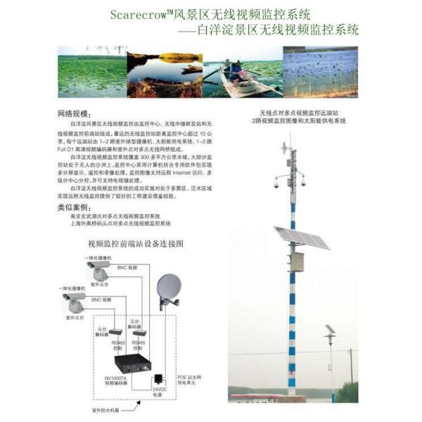 Scenic wireless video surveillance system - China Baiyangdian scenic Wireless Video