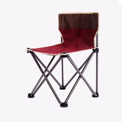 Oxford Cloth Portable Folding Chair , Red / Green Portable Fishing Chair