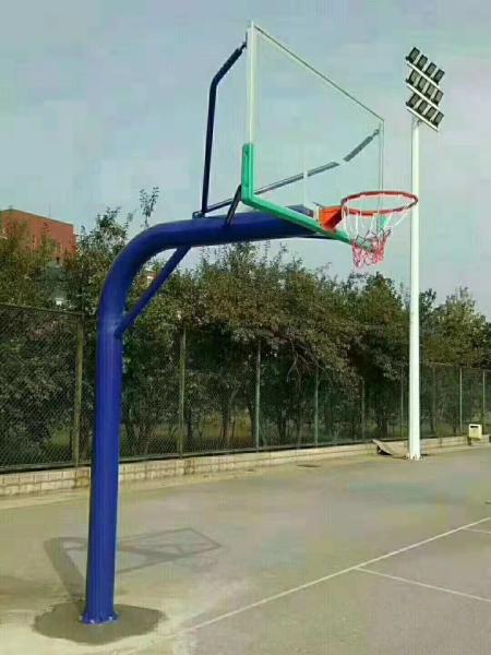 Waterproof Movable Basketball Stand , Anti Crack Portable Adjustable Basketball Hoop