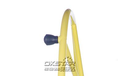 outdoor fitness equipments steel based zinc powder coating Rotating Wheel-OK-J01A