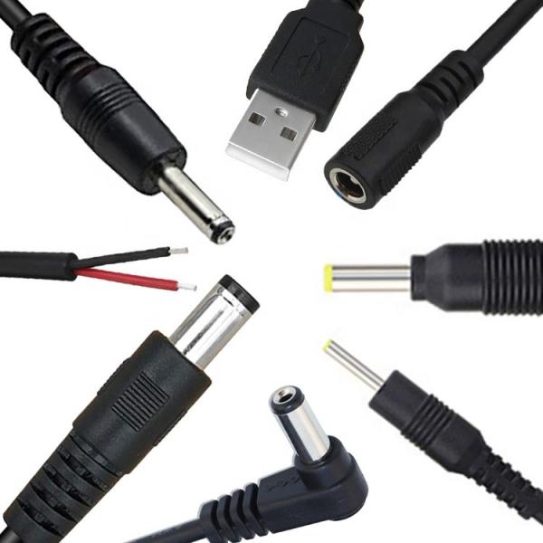 1m 3m 5m 10m 12V mâle à mâle femelle DC 5.5x2.1mm 5.5x2.5mm 4.0x1.7mm 3.5x1.35mm câble d'extension de prise électrique à baril