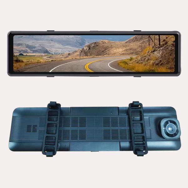 12 Inch Touch Screen Blind Spot DVR BSD Warning Version Waterproof Dash Camera 360 View FHD Car DVR System Loop Recording