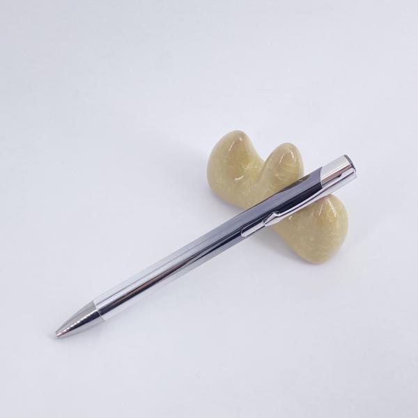 Fourniture de papeterie Gradient Alumineuse Presse stylo à bille Promotion Logo stylo à bille