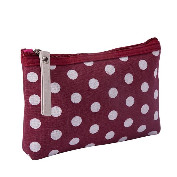 Customised Waterproof Fashion Canvas Small Cosmetic Bag for Organizing Essentials